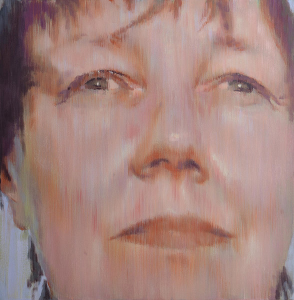 Sungazing. Sandra. 2015. Acrylic on canvas, 100 X 100 CM