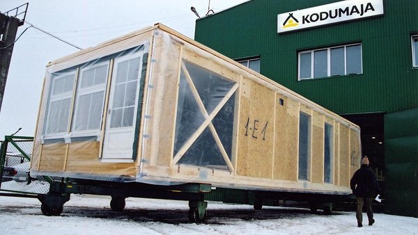 Module ready for shipping - Photo: http://www.kodumaja.ee Module ready for shipping - Photo: http://www.kodumaja.ee