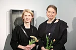 Klaasi- ja graafikanäituse "Läbirääkimised" avamine Pärnu Uue Kunsti Muuseumis (Foto: Marie Virta)