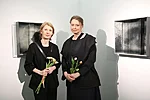 Klaasi- ja graafikanäituse "Läbirääkimised" avamine Pärnu Uue Kunsti Muuseumis (Foto: Marie Virta)