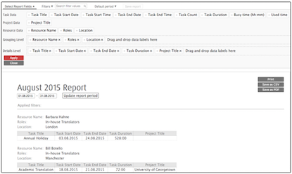 reports reports