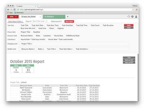 resource management report in ganttic resource management report in ganttic