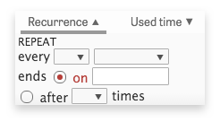 ganttic task recurrence ganttic task recurrence