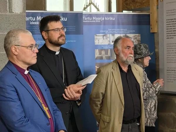 Piiskop Marko Tiitus, õpetaja Timo Švedko, Urmas Tamm.