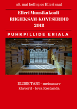 Puhkpillide eriala Riigieksam -Kontsert