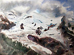 Mont Blanc, 45 x 35 cm, E 300