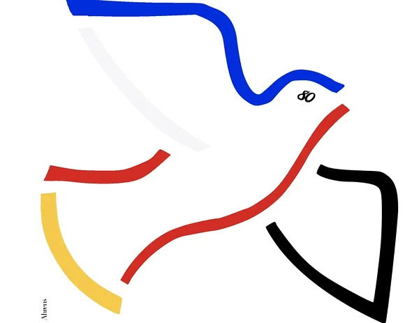 Colombe de la paix - 80 ans