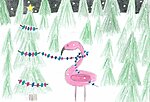 „Flamingo jõulud“ - Keitlin Torn, Vastseliina Gümnaasium, 4.kl