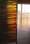 Fused glass panels, private house. Kalli and Valev Sein