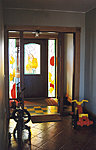 Stained glass doors, private house. Valev Sein