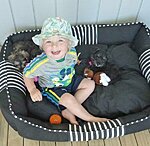 Holly and Karli and grandson Liam