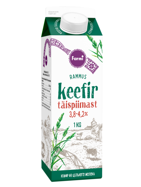 Whole milk kefir 3,8-4,2%