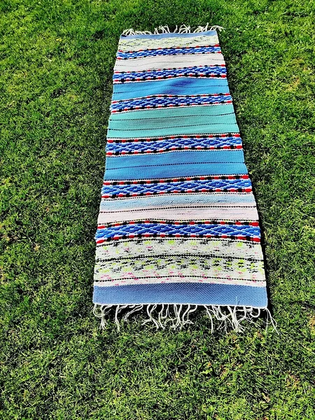 Tellitud hele vaip, risttoimne 60 X  170 cm