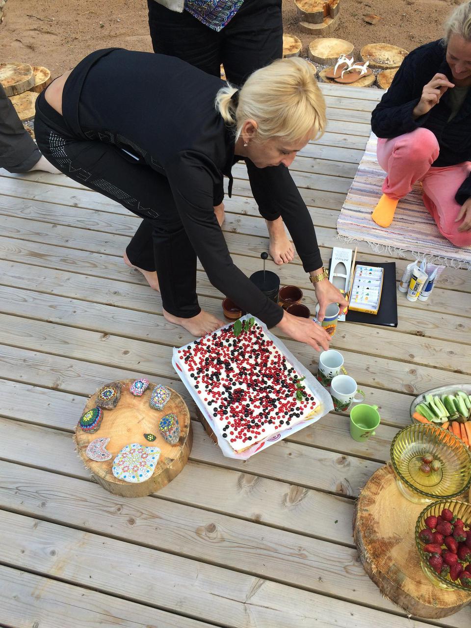 Muruvõimlemine ja mantrate kujundamine Vainupeal 2016 / foto: Mario Luik