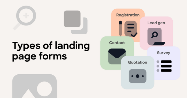 Types of landing page forms