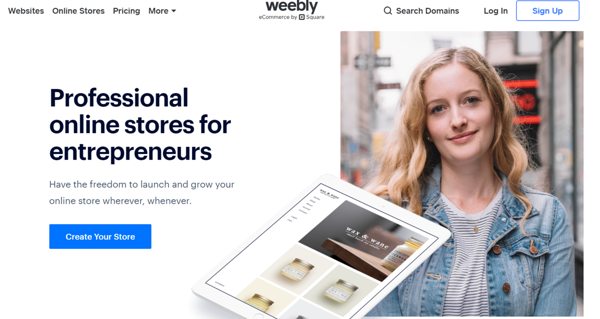 Weebly's designs look just as good on desktop or mobile browsers