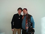 con Richard Kostelanetz, Berlino