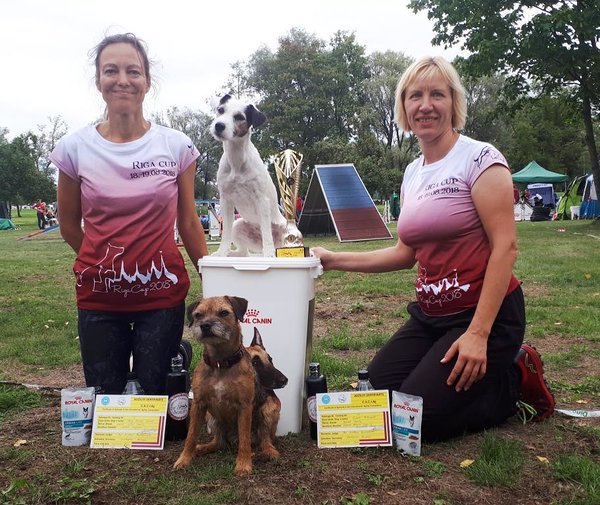 Terrier power! two Riga Cup 2018 winners: mini Sabi and medi Essie