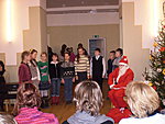 25. detsember 2007 Pühapäevakooli jõulupuul etteasted jõuluvanale