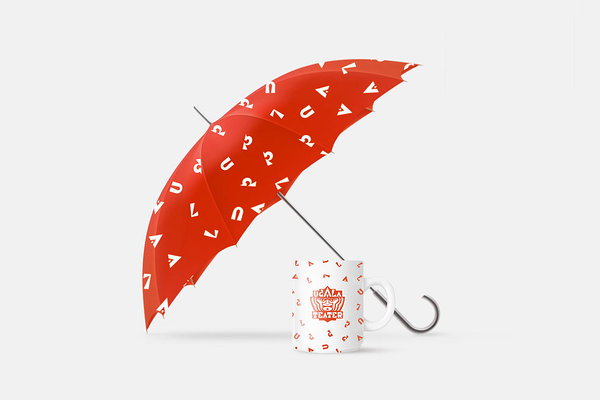 Ruum414 | disainibüroo | graafiline disain | visuaalne identiteet | ugala | teater | logo | logod | vihmavari
