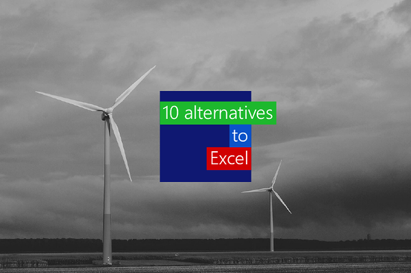10 pieces of software which make for a great alternative to Excel and spreadsheets. 10 pieces of software which make for a great alternative to Excel and spreadsheets.