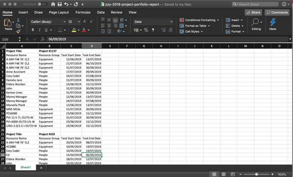 exporting a csv report exporting a csv report