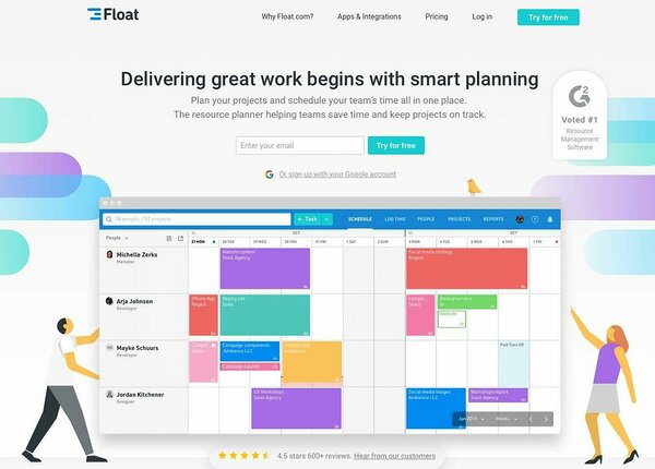 Float is planning software to visualize your team tasks and plans. Float is planning software to visualize your team tasks and plans.