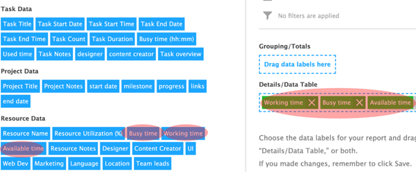 Our latest update brings new ways to see your data in your reports. Busy time, Working time, and Available time are now options that can be added to reports Our latest update brings new ways to see your data in your reports. Busy time, Working time, and Available time are now options that can be added to reports