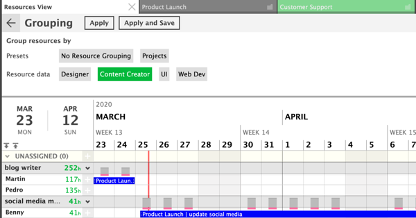 By creating custom data fields for your resources, you can add extra info such as skillsets. You can then view your resources by these groupings, making it easier to choose the right people for tasks and projects. By creating custom data fields for your resources, you can add extra info such as skillsets. You can then view your resources by these groupings, making it easier to choose the right people for tasks and projects.