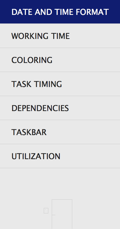planner general settings planner general settings