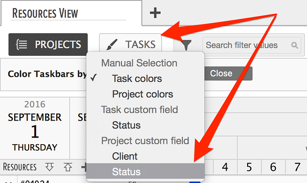 coloring gantt charts by project status coloring gantt charts by project status