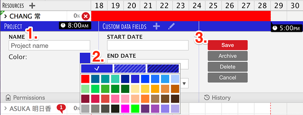 options to adding projects options to adding projects