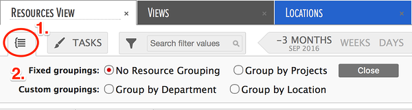 Resource grouping by custom data Resource grouping by custom data