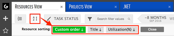 sorting resources by custom order sorting resources by custom order