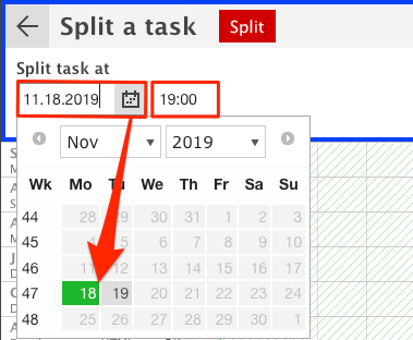 split task split task