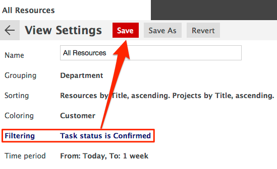 filter tasks filter tasks