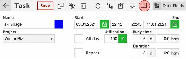 View the history of Tasks, Projects, and Resources View the history of Tasks, Projects, and Resources