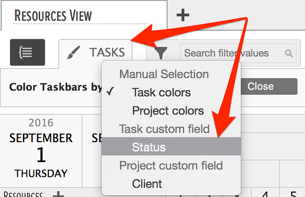 coloring gantt charts by task status coloring gantt charts by task status