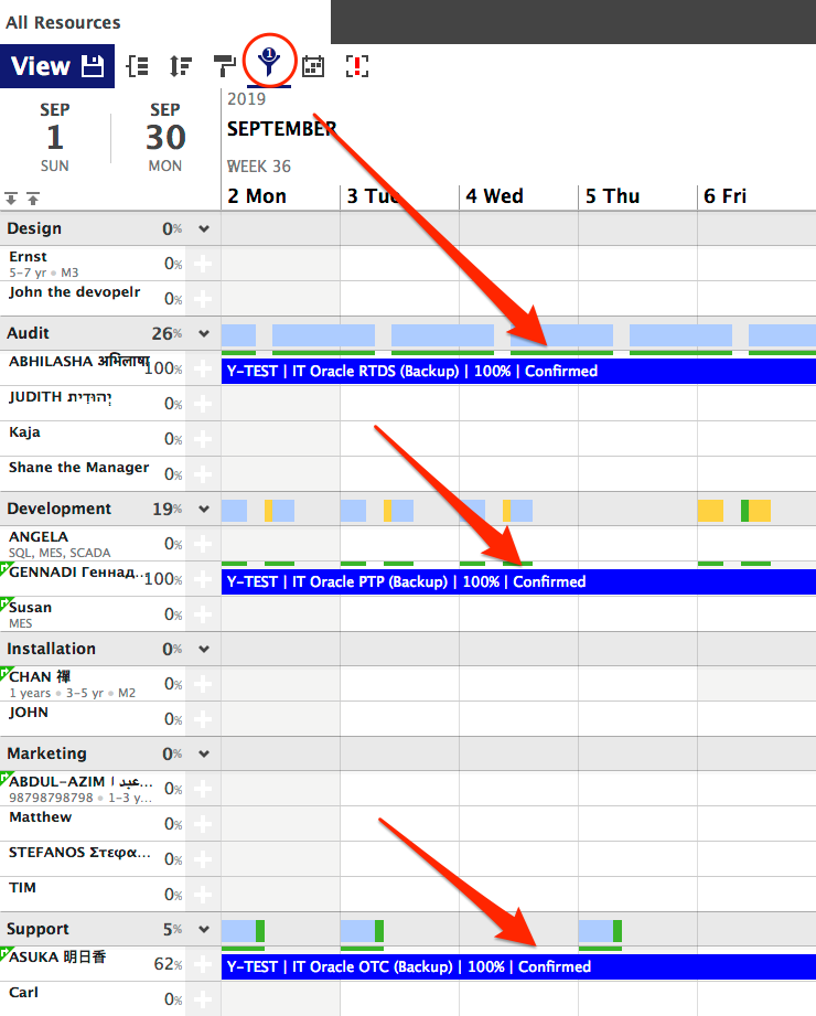 filter tasks filter tasks