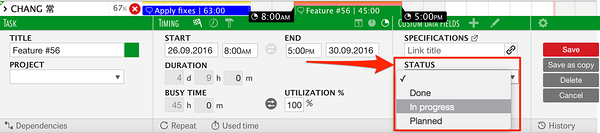 tracking tasks' progress with custom data fields tracking tasks' progress with custom data fields