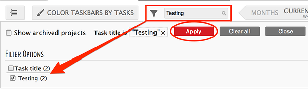 using filtering to find tasks resources' schedules using filtering to find tasks resources' schedules