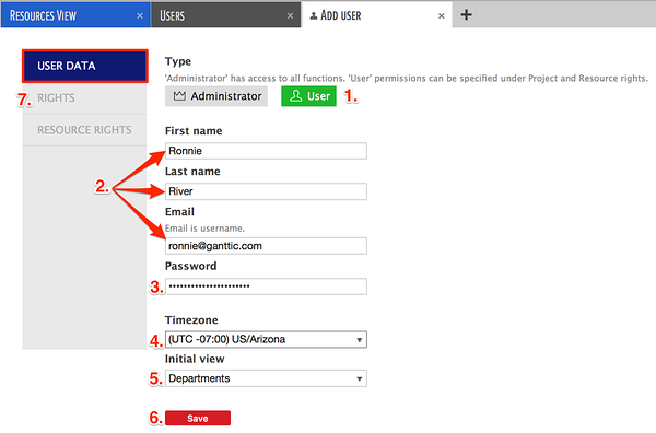 user settings user settings