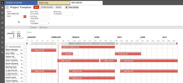 creating a project based on a project template creating a project based on a project template
