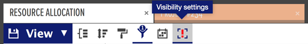 visibility settings warning visibility settings warning
