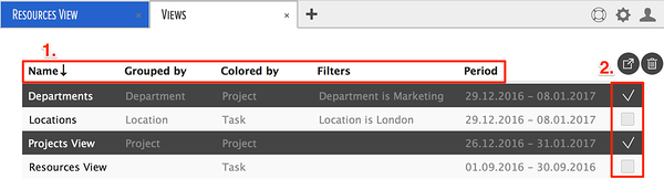 sorting views sorting views