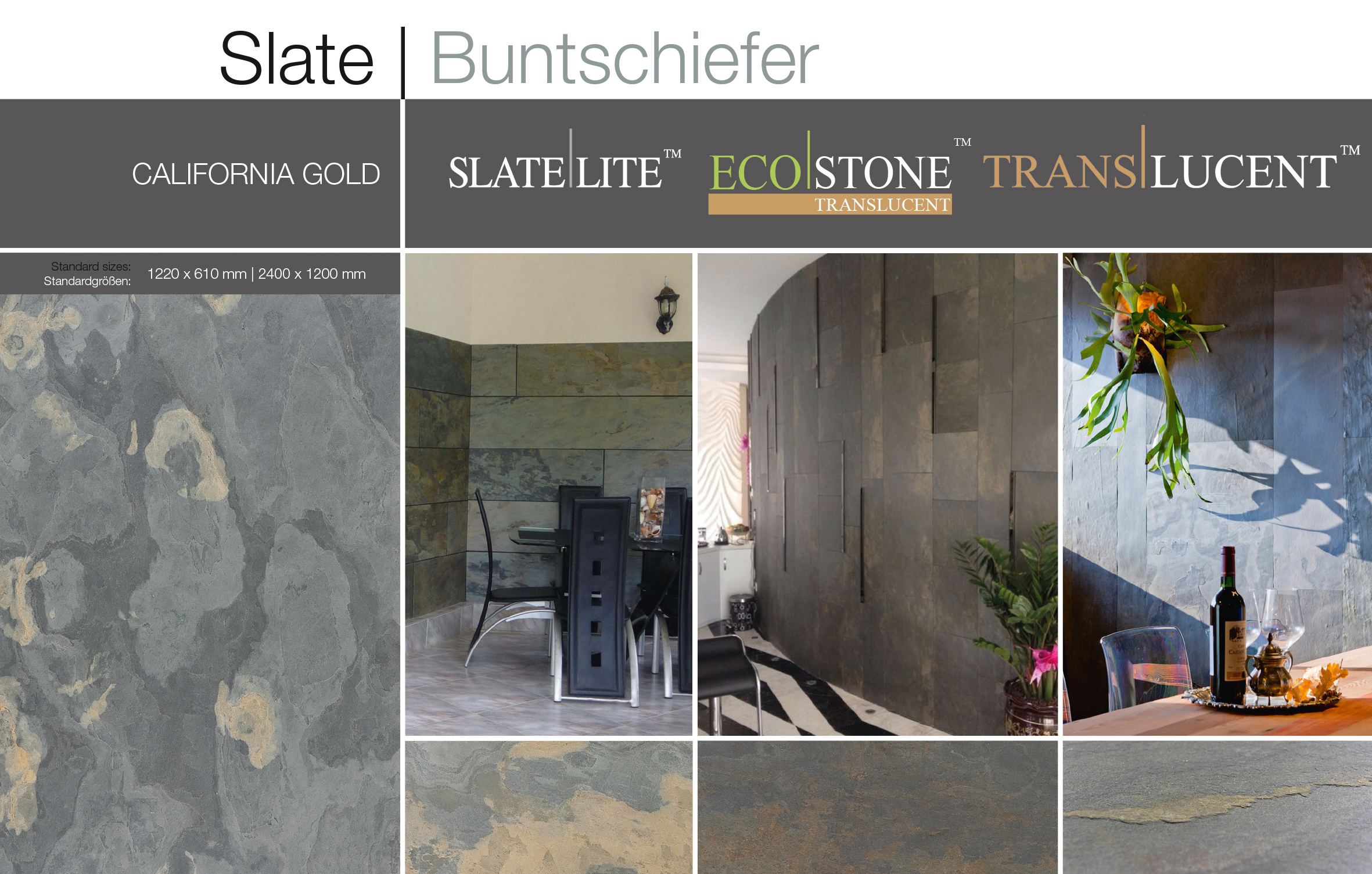 Slate Stone – PRinterior | Шпон из натурального камня | Камень ...