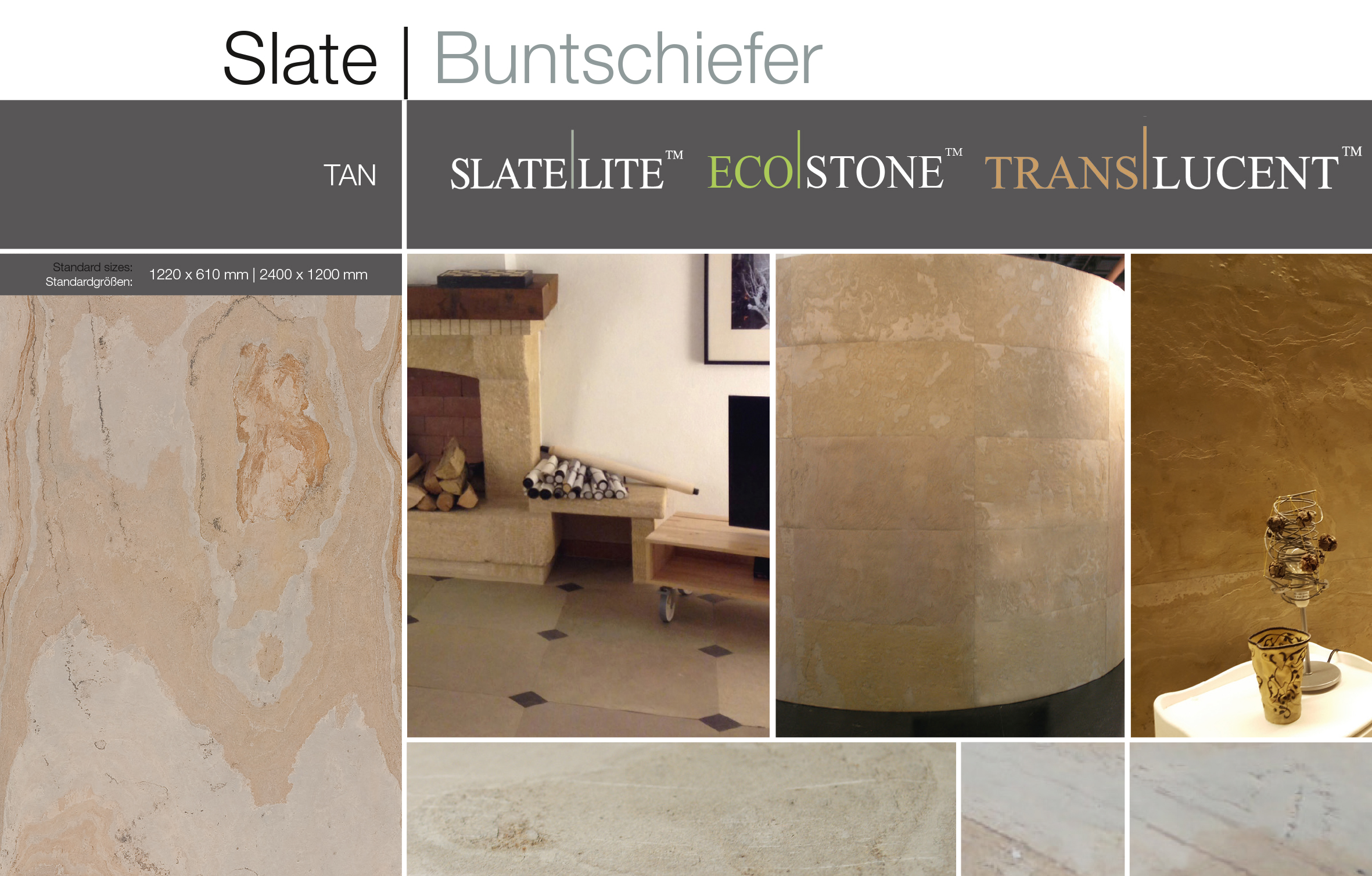 Slate Stone – PRinterior | Шпон из натурального камня | Камень ...