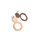 Arc rose lentsius pvd coating earrings jewelleryjpg