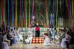 Jacob Phillips (Silvio), Jason Lee (Beppe), Xavier Moreno (Canio),  Marie Smolka (Nedda), Aris Argiris (Tonio), Chor und Extrachor des Tiroler Landestheaters