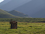 toilet with a view somewhere in Kyrgyzstan